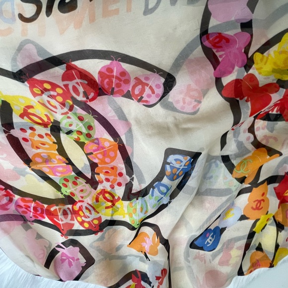 Chanel Rue Cambon Silk Scarf. - Picture 5 of 16